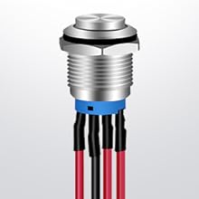 12V Waterproof ON Off Latching Push Button Switch