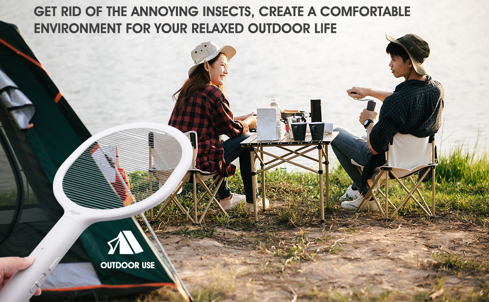 bug zapper racket for outdoor use