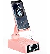 Gifts for Women Girls, Phone Stand with Bluetooth Speaker 360°Rotable Angle | Phone Holder for De...