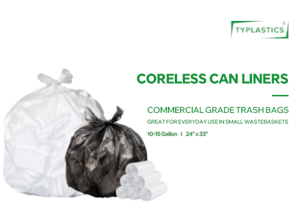 The trash bags work well for office items