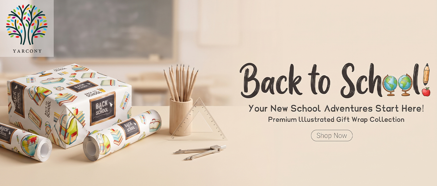 BACK TO SCHOOL WRAPPING PAPER