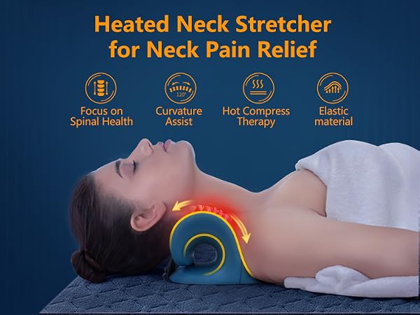 Cervical Neck Traction pillow just 10 minutes for neck pain relief.