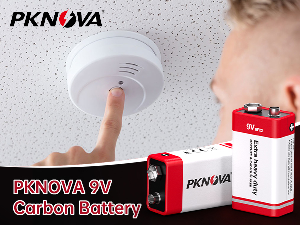PKNOVA 9V Carbon Battery
