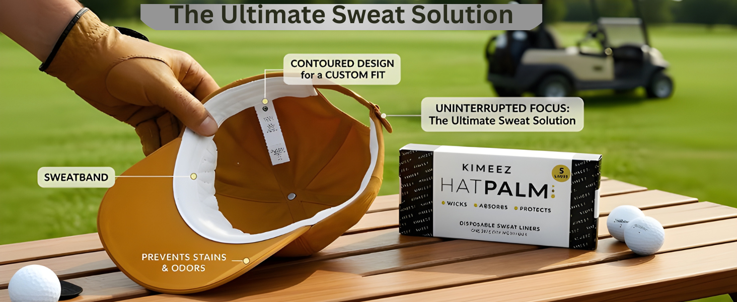 Golf Hat Sweat Liner Designed for All-Day Comfort