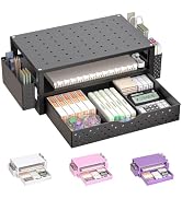 WALI Desk Organizer with Drawer and Pen Holder, 3 Tier Computer Monitor Stand for Home Office Sup...