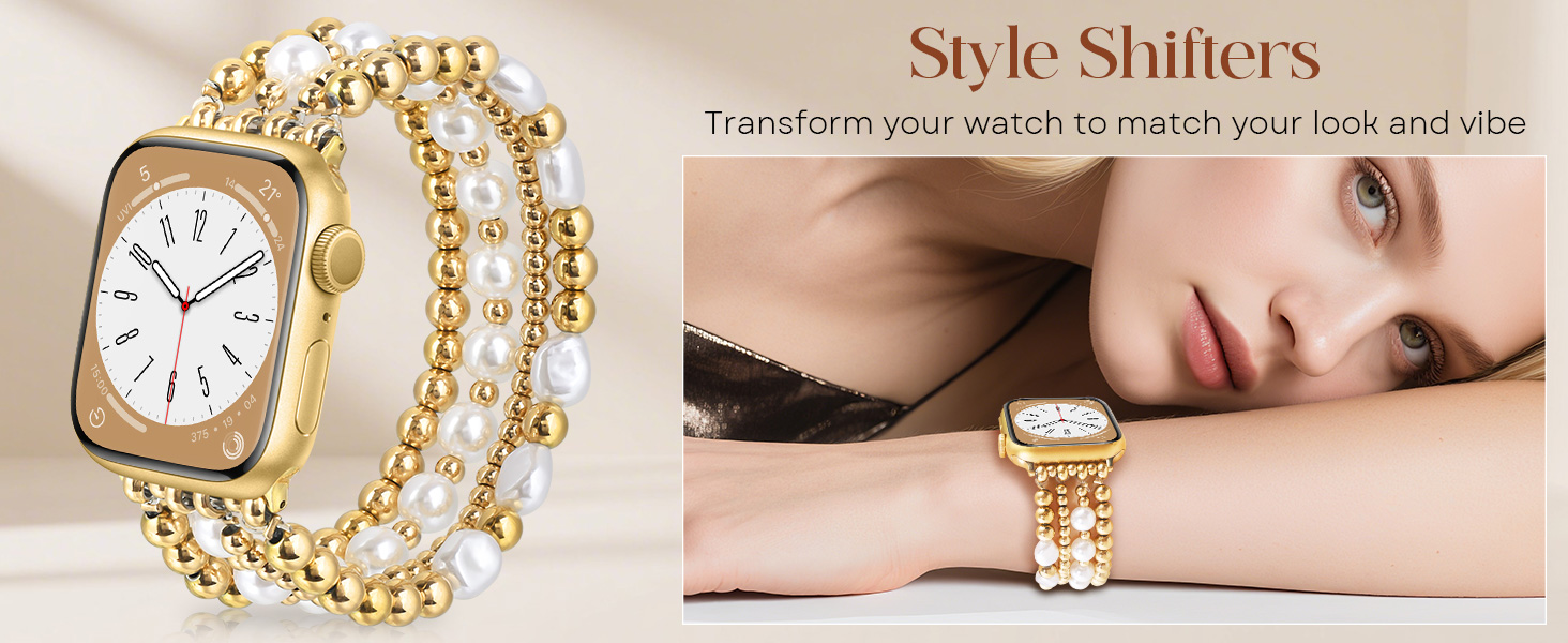 beaded apple watch bands for women