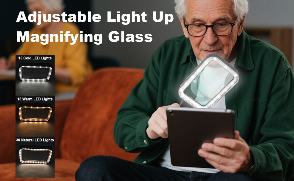 lighted magnifying glass handheld