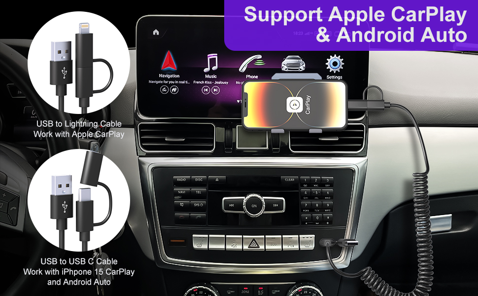 apple carplay and android auto 2 in 1