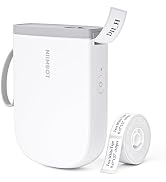 NIIMBOT 300 DPI D11 Label Maker Machine with 1 Tape, Mini Portable Label Printer, Bluetooth Therm...