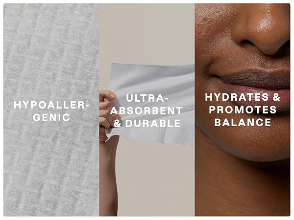Hypoallergenic, Ultra Absorbent, Gentle for All Skin Types