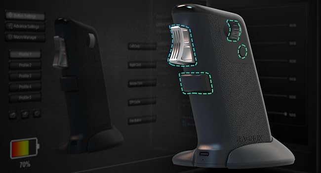 Programmable buttons and customization features of the FireGrip.