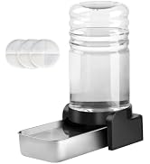 Marchul 1.5 Gallon Cat Water Dispenser, Automatic Gravity Dog Water Feeder, Stainless Steel Large...