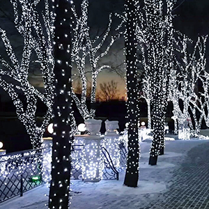 outdoor string lights solar powered