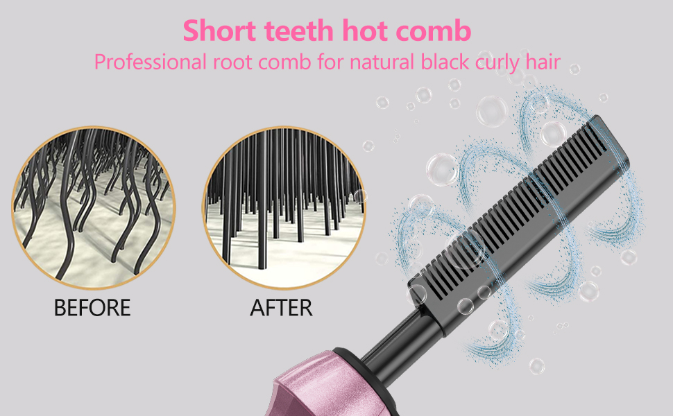 comb for straightening hair portable hot comb hotcomb iron plug in pressing comb electric