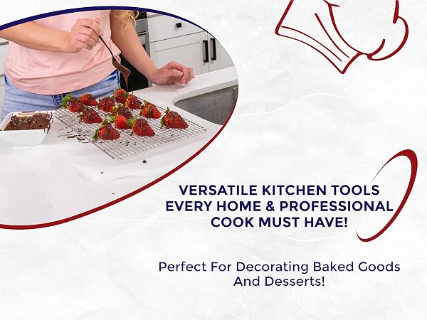 baking trays for oven, roasting rack, wire rack for cooking, cooling racks, rib rack for smoking