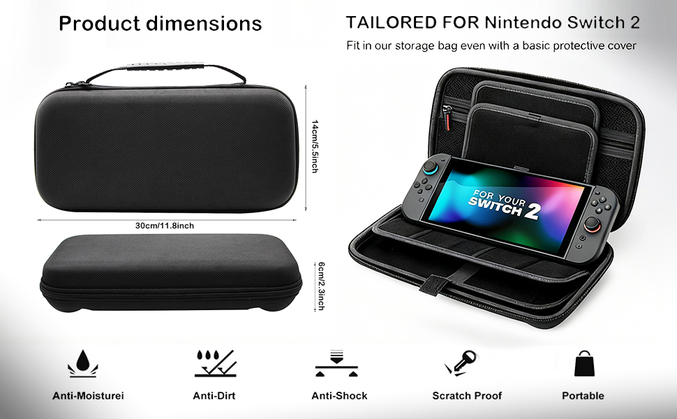 Portable Carrying Case for Nintendo Switch 2
