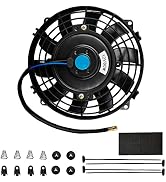 Mupera Radiator Cooling Fan - 7 Inch Electronic Radiator Puller Cooling Fan,Upgraded Universal Sl...