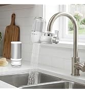 Vortopt Water Filter for Sink Faucet,400 Gallon Activated Carbon Capacity Faucet Water Filter,NSF...
