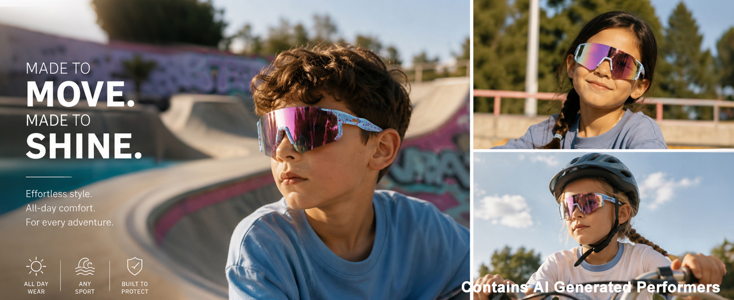 kids baseball sunglasses