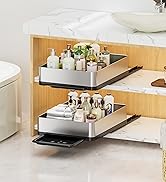 bathroom pull out cabinet organizer