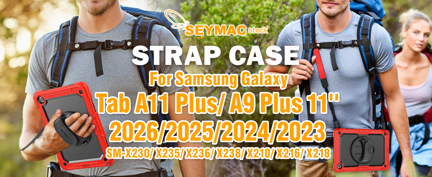 SEYMAC stock Samsung Galaxy Tab A11 Plus A9 Plus 11 inch 2026 2025, Full-Body Drop Protection Case