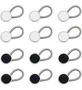 LIOUCBD 12PCS Metal Elastic Collar Extenders, Invisible Button Extenders, Neck Extender Wonder Bu...