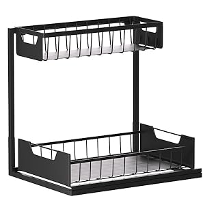 under kitchen sink organizers and storage