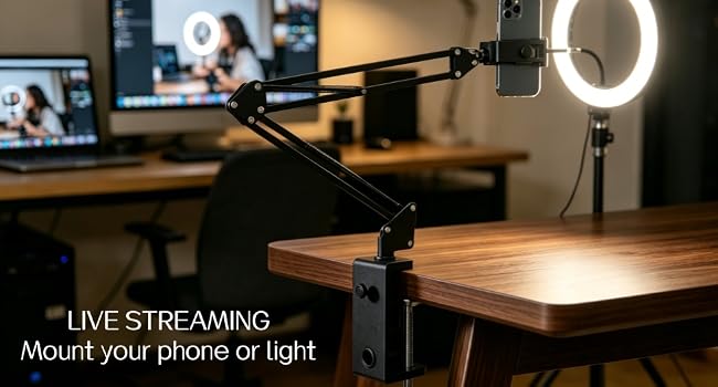 Great for long-time live streaming, voice recording and podcast