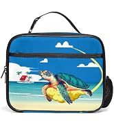 Turtle Lunch Box for Boys Insulated Lunch Bag for Kids Adults Leakproof Waterproof Lunch Tote Bag...