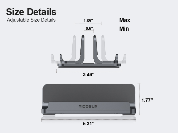 3 Slot Size Deatils