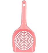 DPWOUM Pink Plastic Cat Litter Scoop Pet Care Sand Waste Scooper Shovel Hollow Cleaning Tool Pet ...