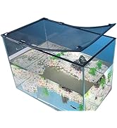 RODENET Magnetic Fish Tank Cover Net Aquarium Lid Mesh Top Hood Cut to Any Size Ventilation Trans...