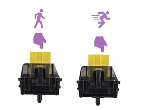 Hall Effect Keyboard with Neon RGB Light Box