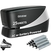 Coruscant Electric Stapler, Heavy Duty Desktop Stapler, Includes 2000 Staples and 1 Staple Remove...