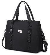 large travel tote bag with laptop compartment