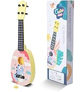 YOLOPLUS+ 17 Inch Toddler Ukulele Guitar Toy 4 Strings Mini Guitar for Kids - Children Musical In...