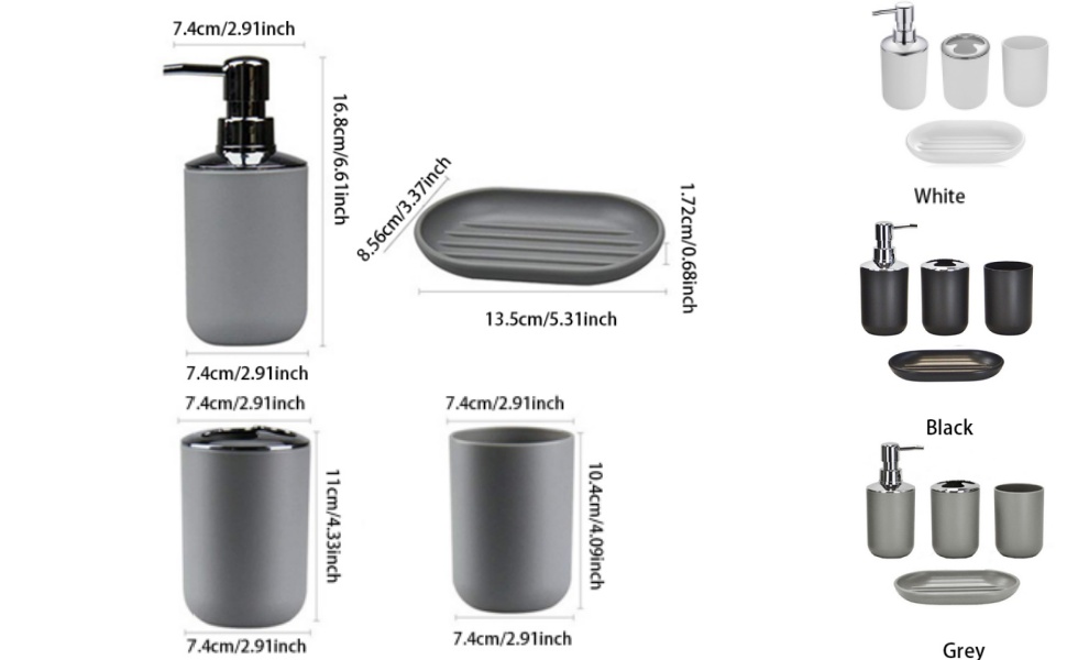 bathroom counter set