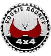 Booble Bounce Badge Rated Car Emblem, 4 x 4 Metal Automotive Badge 3D Metal Badges Emblems Round ...