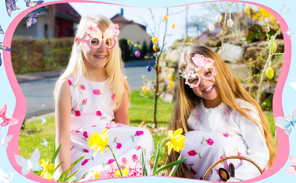 butterfly paper eyeglasses