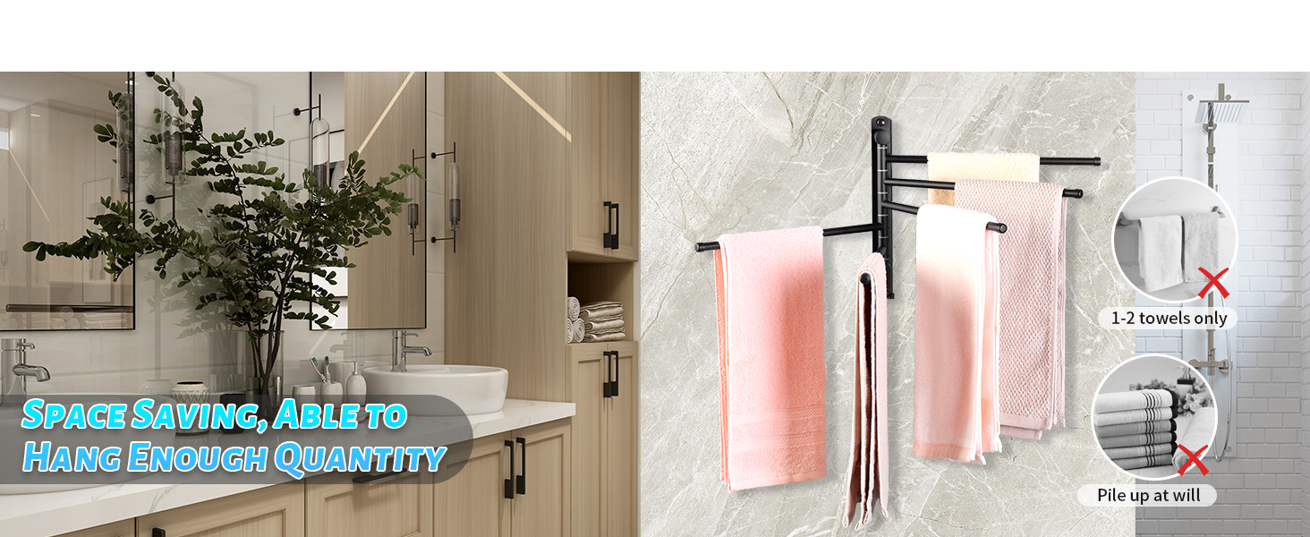 Swivel Towel Rack