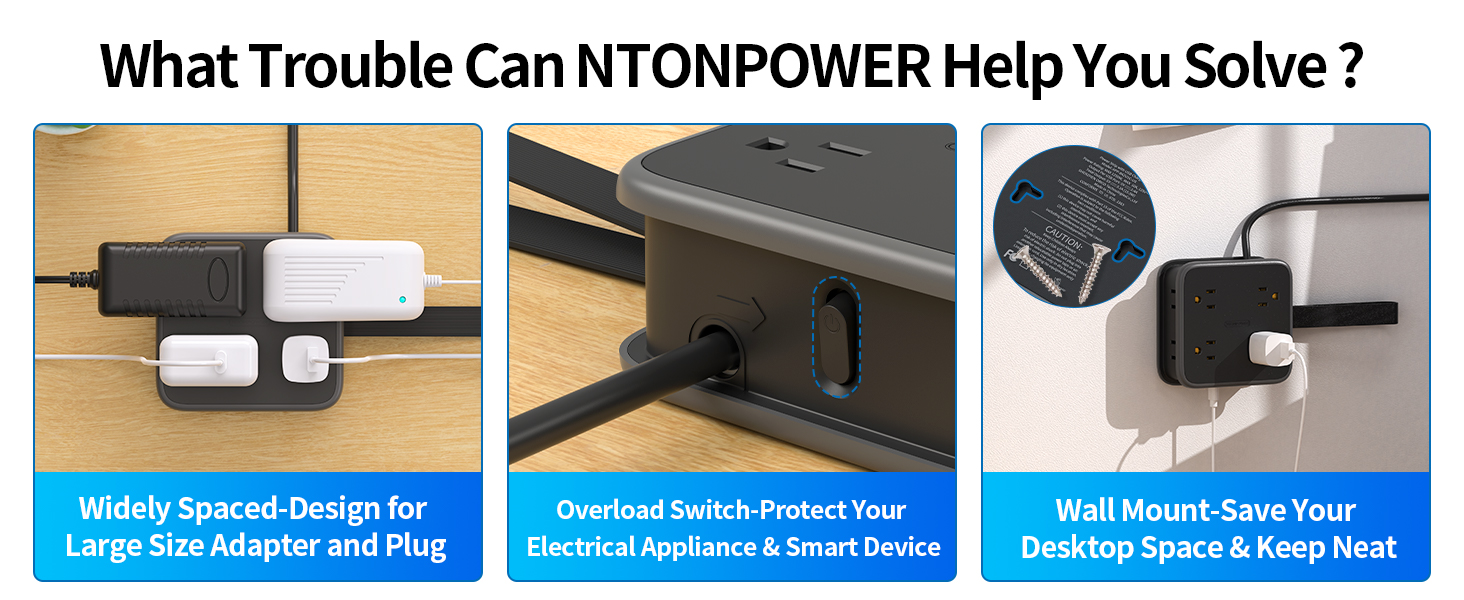 wall mount power strip