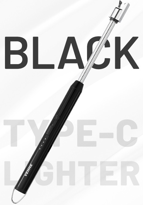 Black USB Type-C lighter