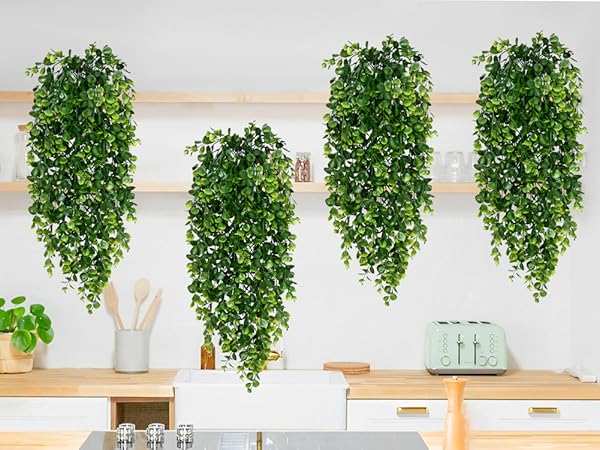 hanging plants artificial decor