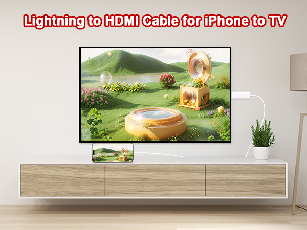 lightning to hdmi cable