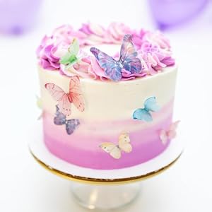 butterflies for cakes edible