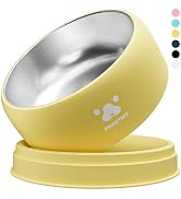 PAWGETHER Stainless Steel Dog Bowls, Dog Food Water Bowl with Non-Slip Base Two-Piece Design Eas...