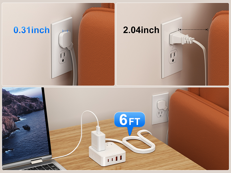 8-IN-1 Small Power Strip
