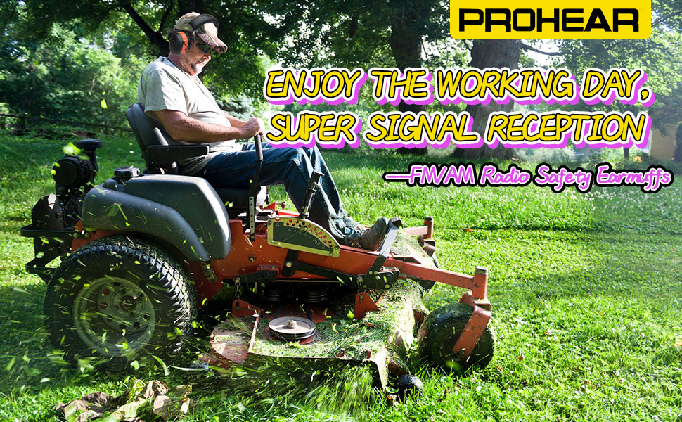 PROHEAR 027 FM/AM Radio Hearing Protection Headphones