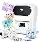 Phomemo M110 Label Makers - Portable Bluetooth Thermal Label Maker Machine,Label Printer for Name...