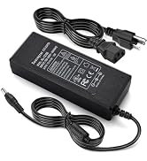 120W 12V 10A Power Supply AC to DC Adapter, Type B 3 Pin Power Supply Transformer 5.5x2.5mm & 5.5...